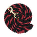 Color Cotton Lead Rope with Brass Plated 225 Snap, 5/8" x 8'