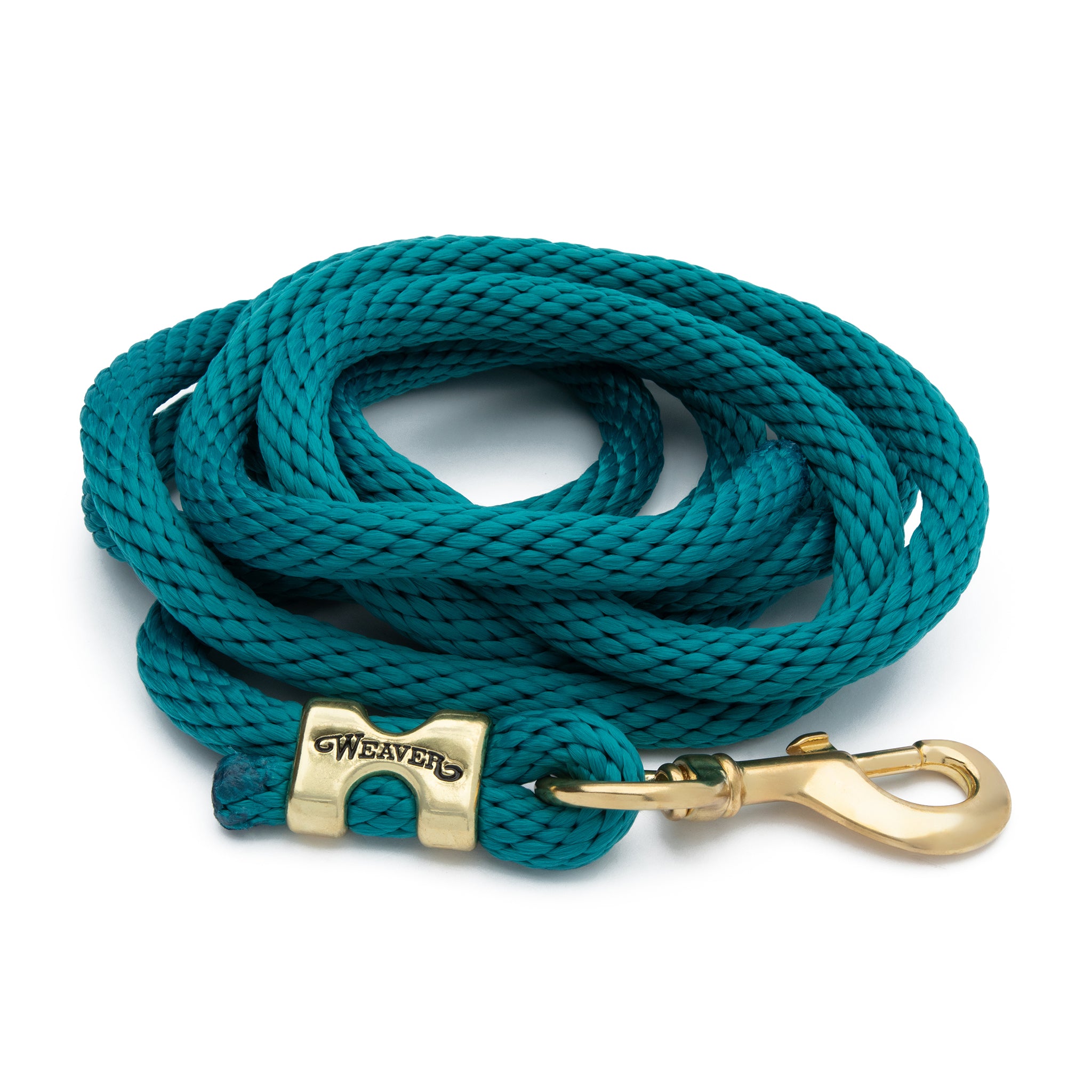 Weaver Leather Poly Horse Lead Rope with Solid Brass 225 Snap, 5/8