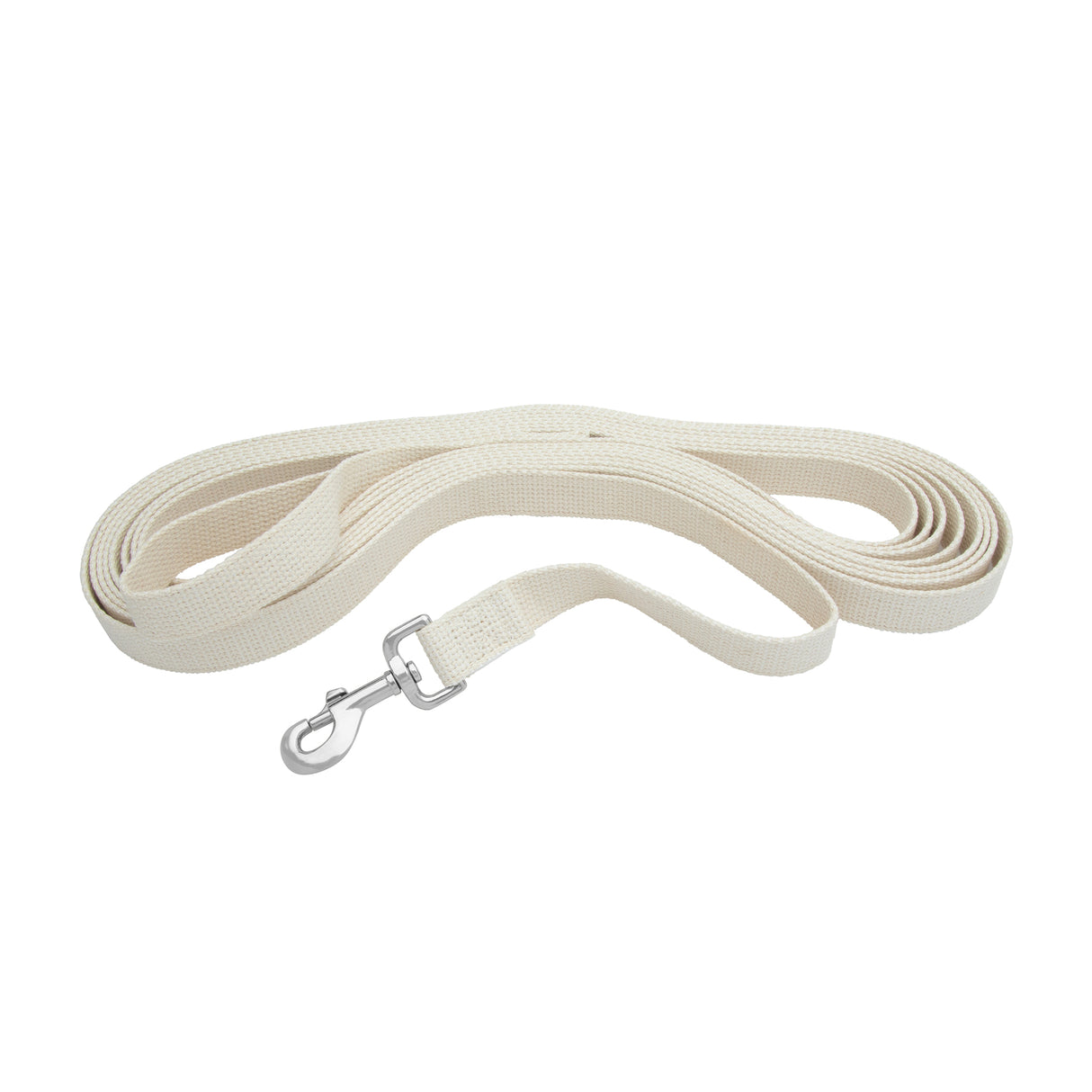 Flat Cotton Lunge Line with Swivel Snap, 1"