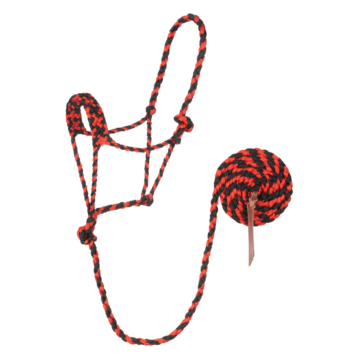 Braided Rope Halter Weaver Leather Braided Horse Rope Halter with 10' Lead – Weaver Equine