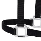 Original Non-Adjustable Nylon Halter, Chrome Plated Hardware, Average