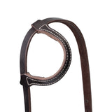 Western Havana Brown Bridle Leather Headstall