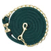 Poly Lead Rope with Brass Plated Swivel Chain