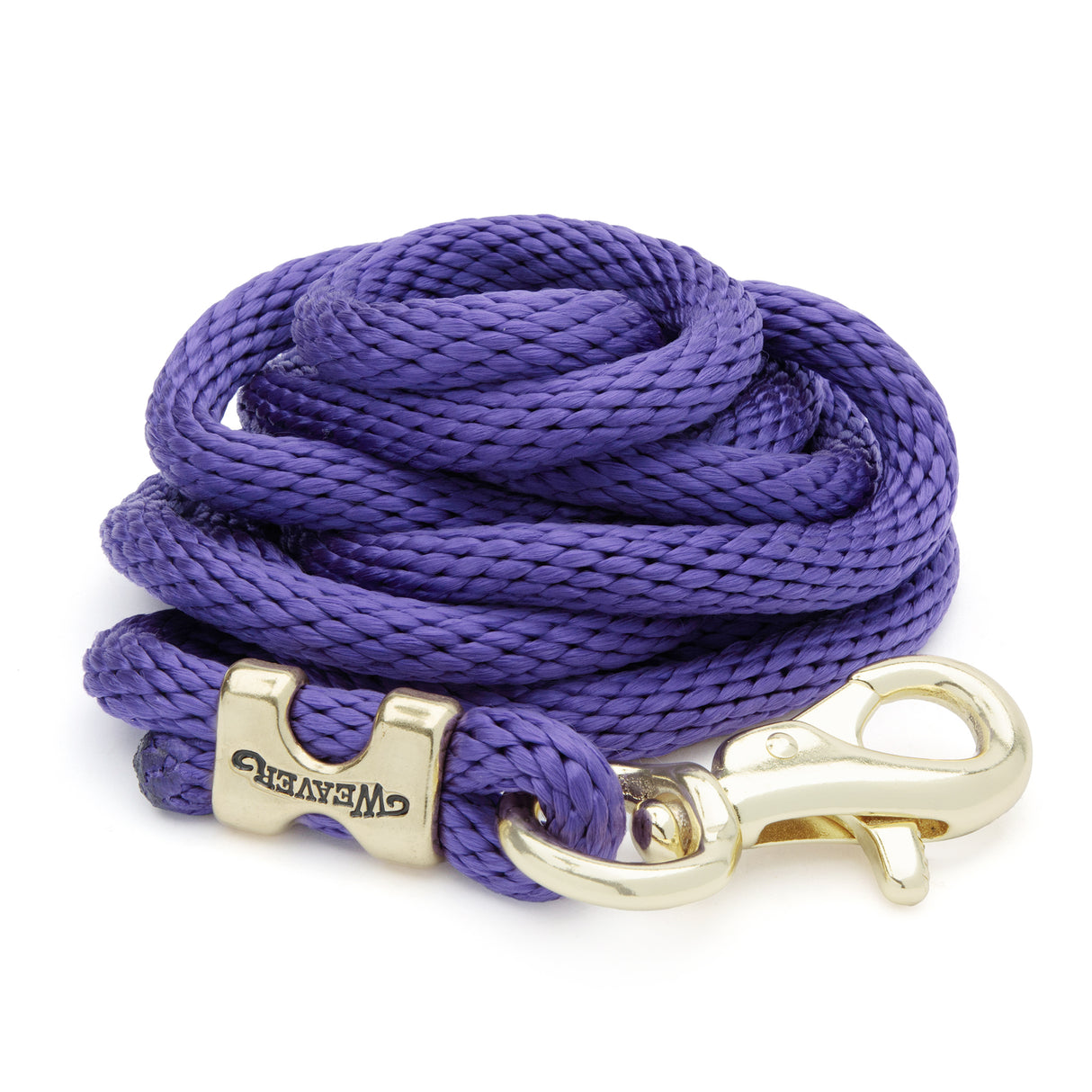 Poly Lead Rope with Brass Plated Bull Trigger Snap