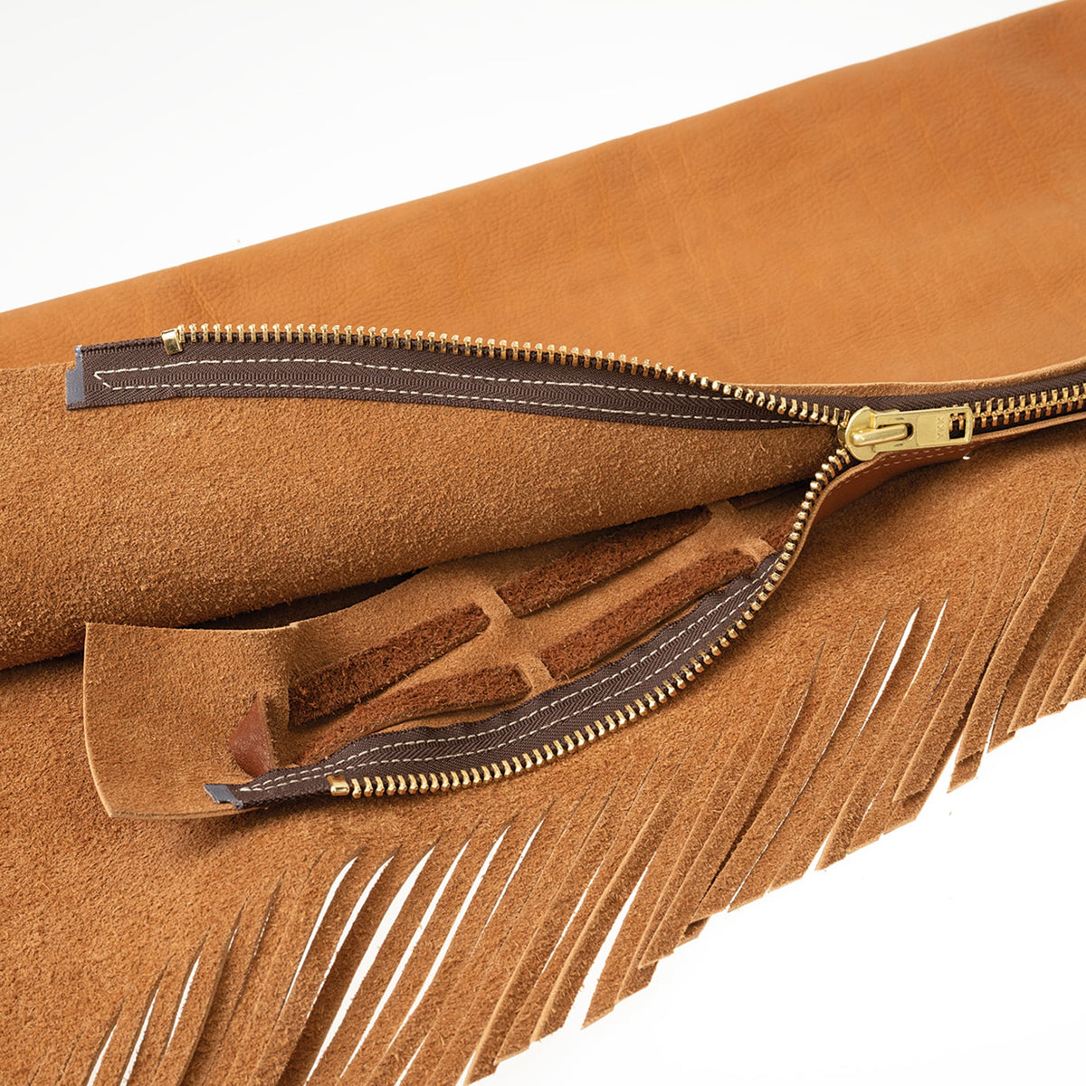 Western Leather Chaps, Water Resistant Hermann Oak