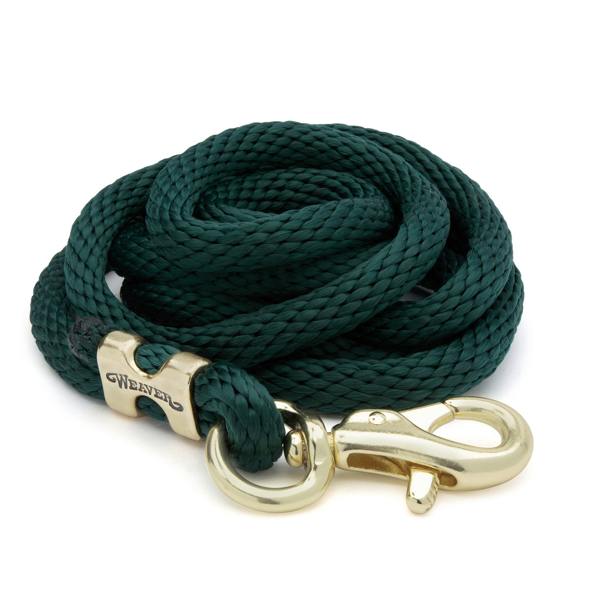 Poly Lead Rope with Brass Plated Bull Trigger Snap