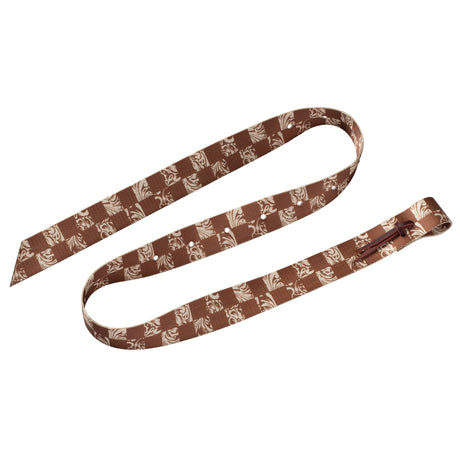 Patterned Poly Tie Strap with Holes, 1-3/4" x 60"