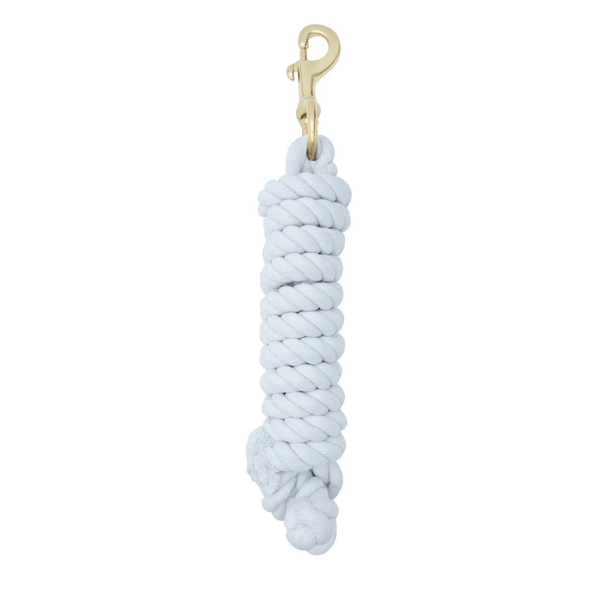 Color Cotton Lead Rope with Brass Plated 225 Snap, 5/8" x 8'