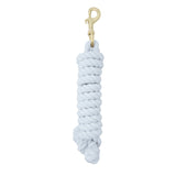 Color Cotton Lead Rope with Brass Plated 225 Snap, 5/8" x 8'