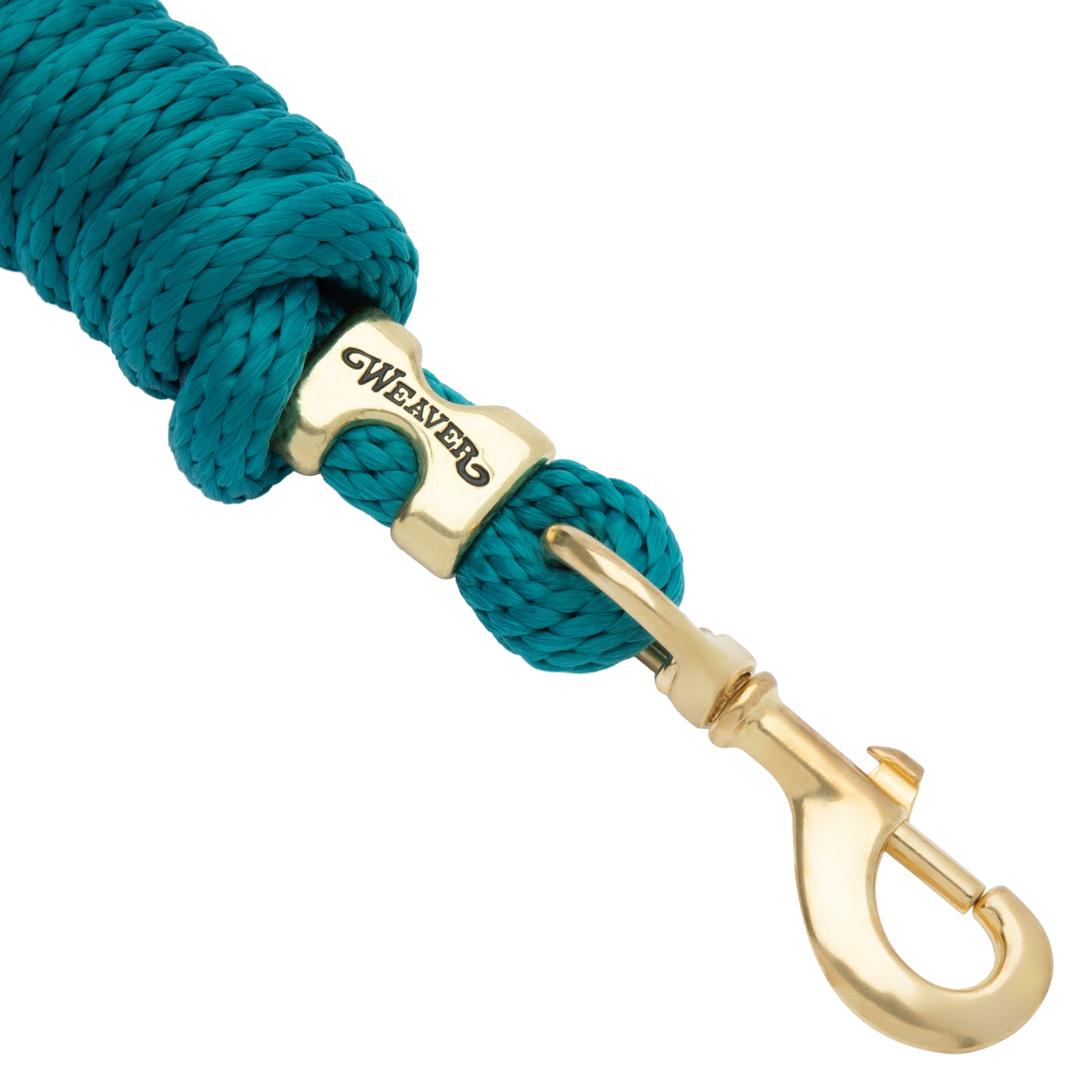 Weaver Leather Poly Horse Lead Rope with Solid Brass 225 Snap, 5/8