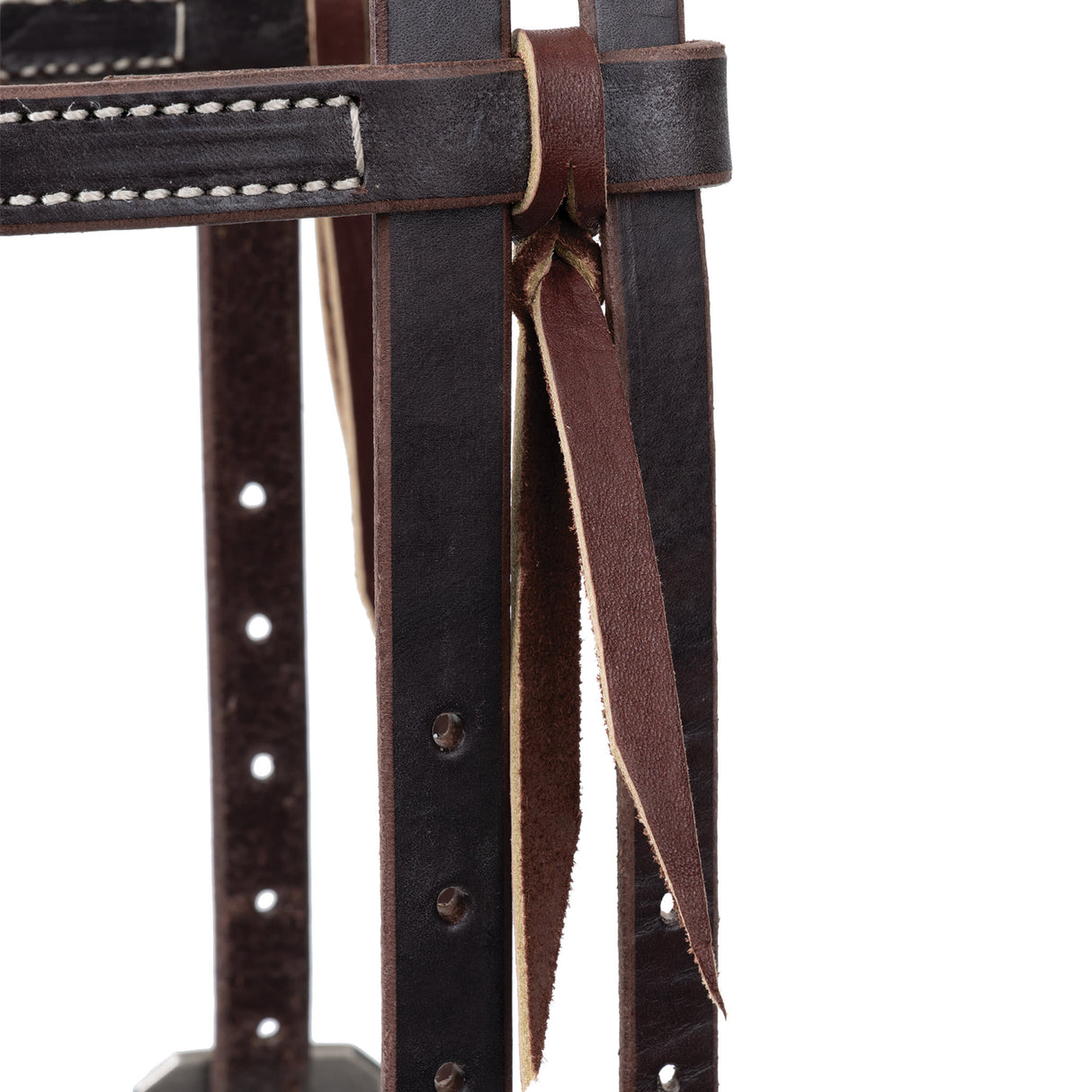 Western Havana Brown Bridle Leather Headstall