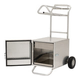 Rolling Tack Box with Saddle Rack