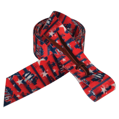 Patterned Poly Tie Strap with Holes, 1-3/4" x 60"