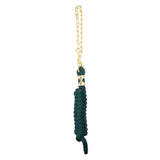 Poly Lead Rope with Brass Plated Swivel Chain