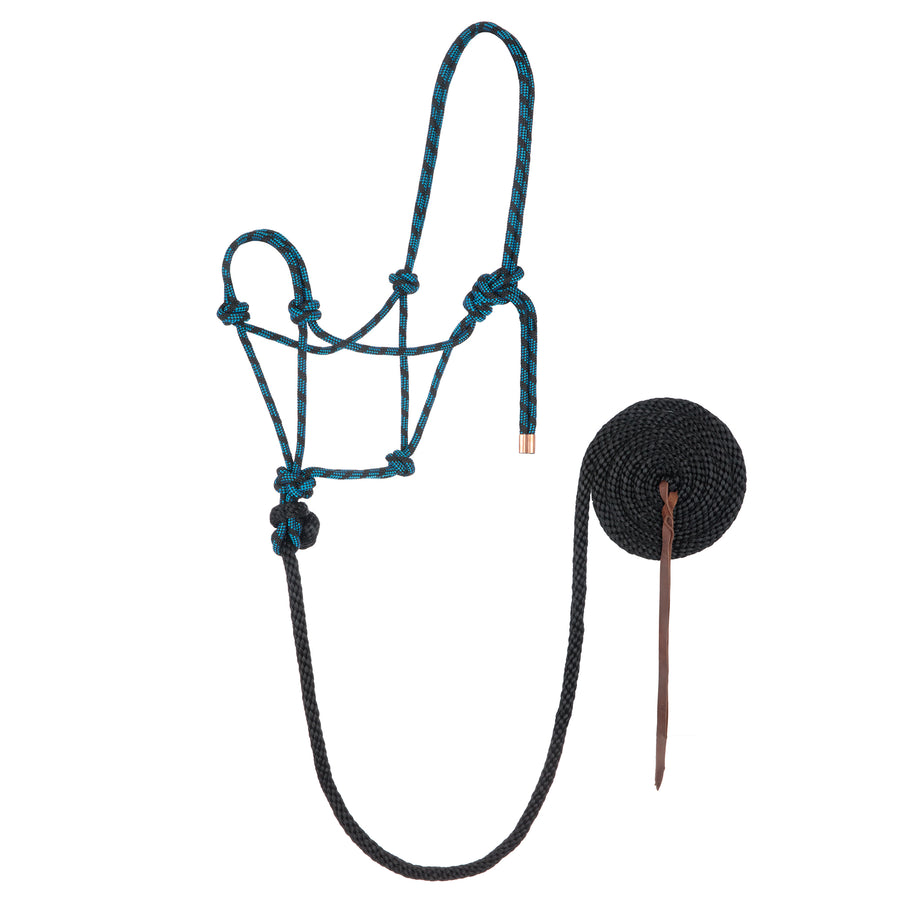NEW! Classic Equine Braided Rope Halter with Lead