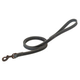 Indigo Sky Leather Dog Leash, ¾" x 4