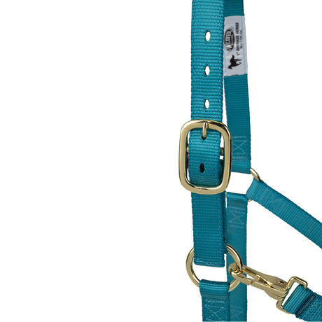 Poly Horse Halter, Non-Adjustable with Throat Snap, Weanling to Large