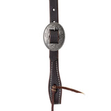 Western Havana Brown Bridle Leather Headstall