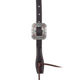 Western Havana Brown Bridle Leather Headstall