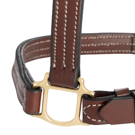1" Triple Stitch Adjustable Leather Halter
