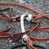 Deluxe Latigo Leather Side Pull, Double Rope