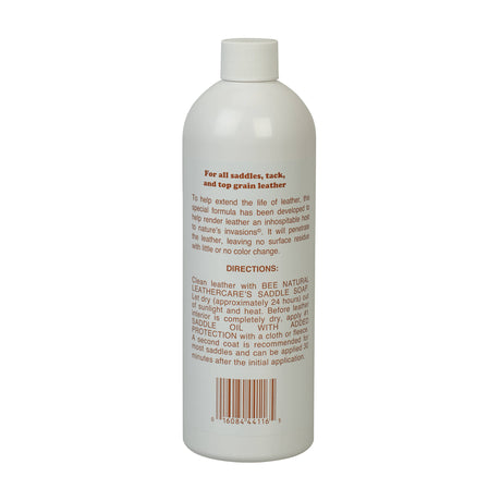Bee Natural Leathercare® #1 Saddle Oil with Added Protection