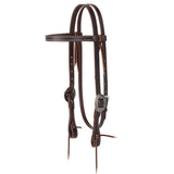Western Havana Brown Bridle Leather Headstall