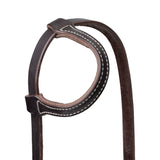 Western Havana Brown Bridle Leather Headstall