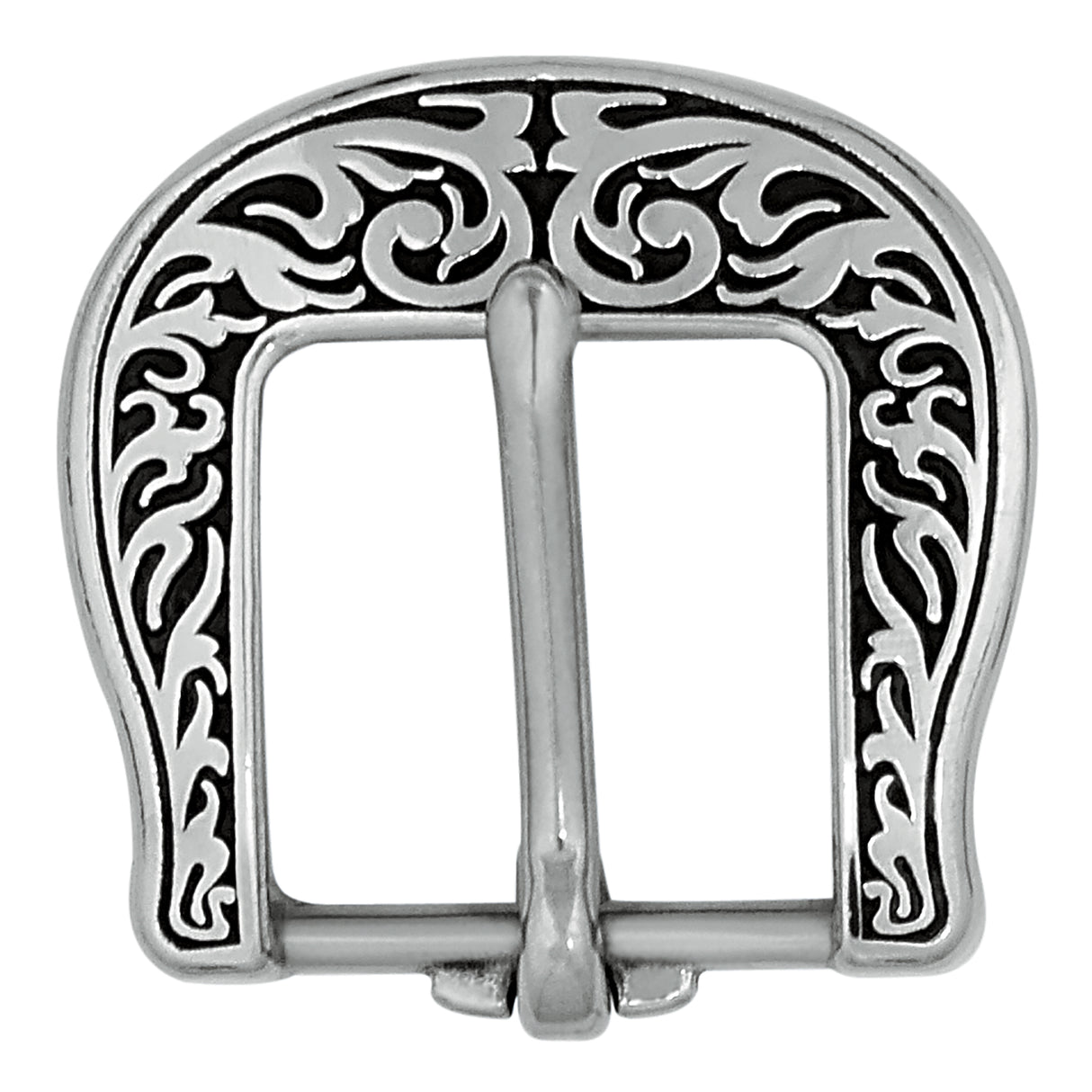 04005 Horse Shoe Brand Floral Buckle, 3/4"