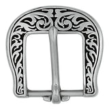 04005 Horse Shoe Brand Floral Buckle, 3/4"
