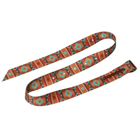 Patterned Poly Tie Strap with Holes, 1-3/4" x 60"