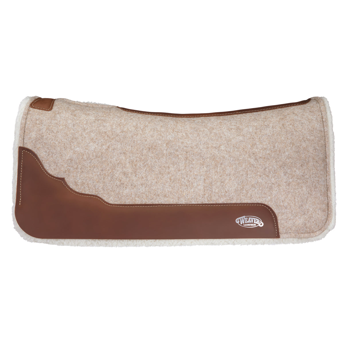 Contoured Wool Blend Felt Saddle Pad
