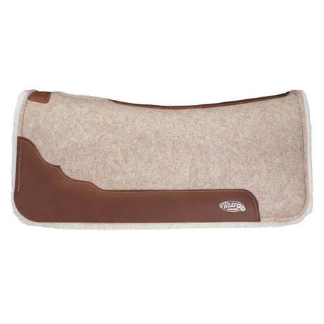 Contoured Wool Blend Felt Saddle Pad