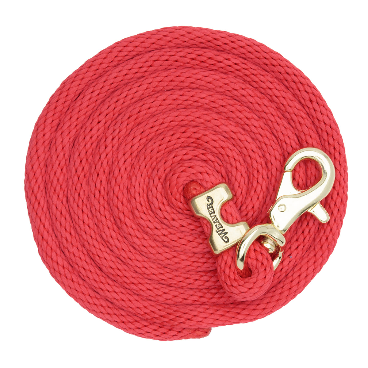 Poly Lead Rope Poly Lead Rope with Brass Plated Bull Trigger Snap – Weaver Equine