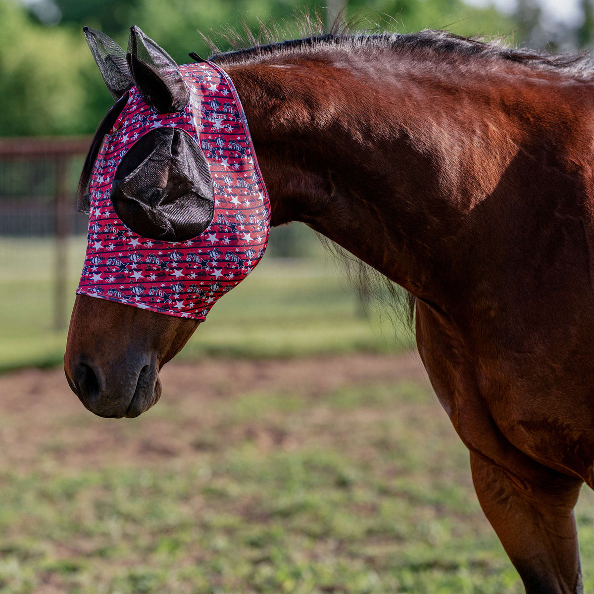 Equine Lycra® Fly Masks Powered by Coolcore®