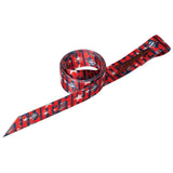 Patterned Poly Tie Strap with Holes, 1-3/4" x 60"