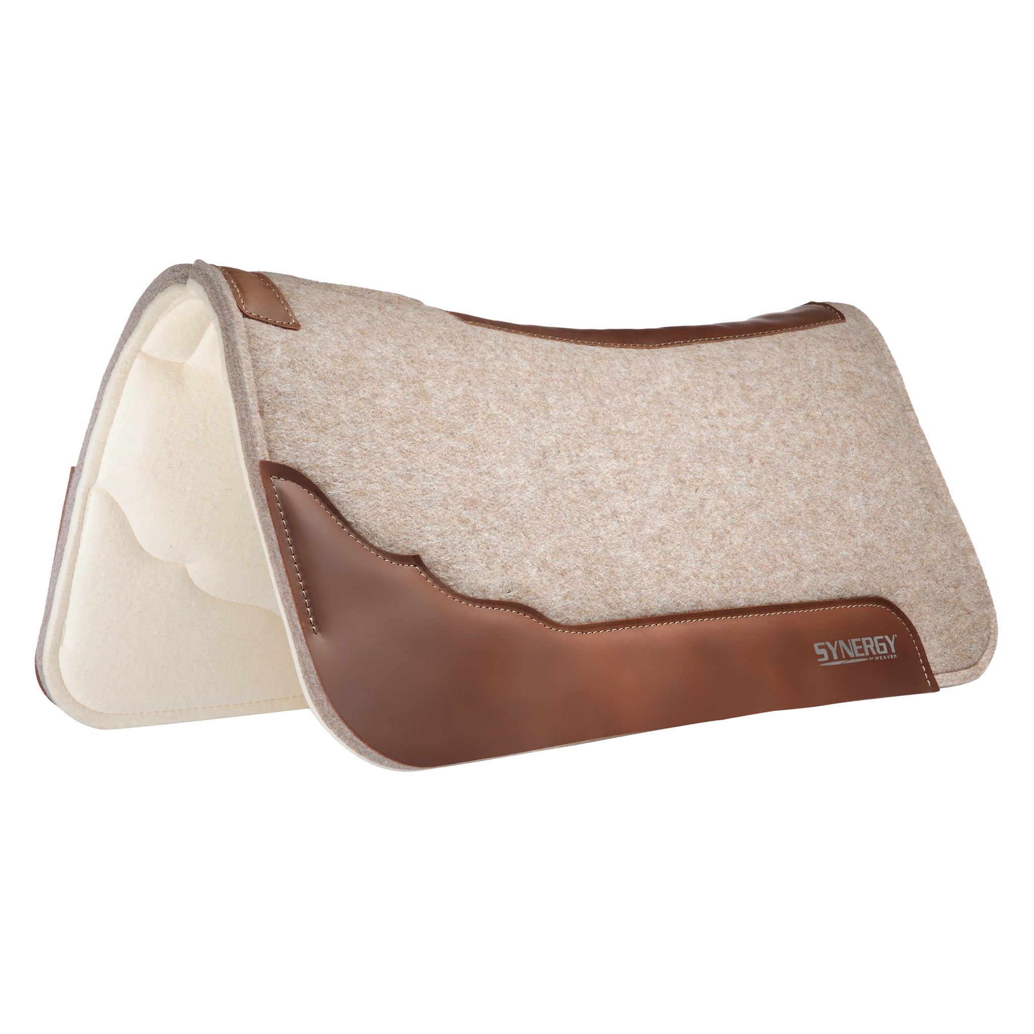 Contoured Wool Felt Performance Saddle Pad – Synergy – Weaver Equine