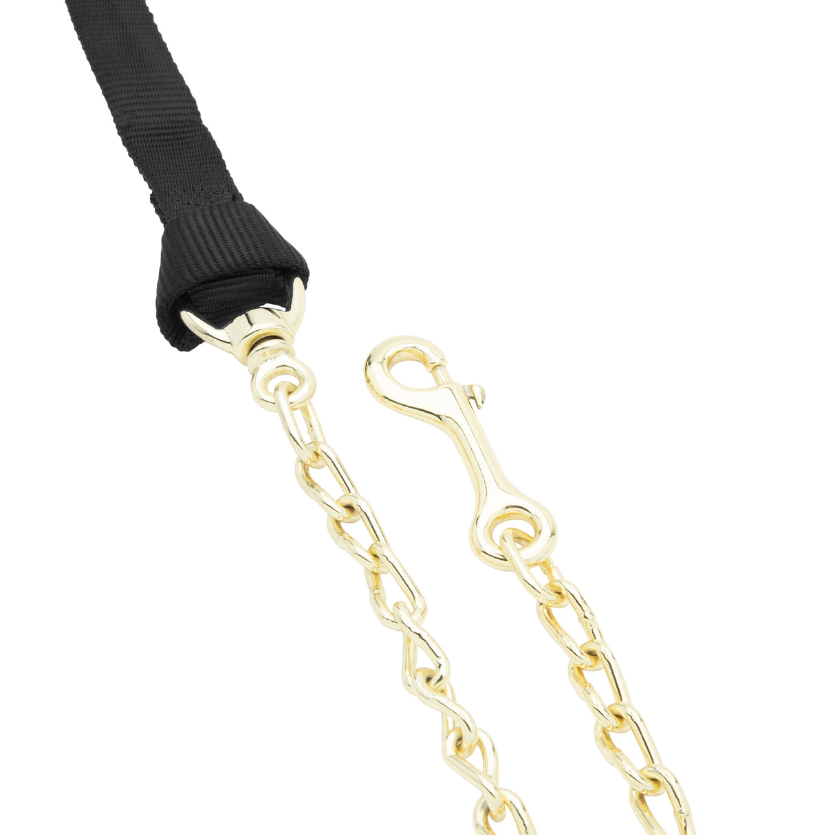 Flat Nylon Lunge Line with Chain, 1" x 24