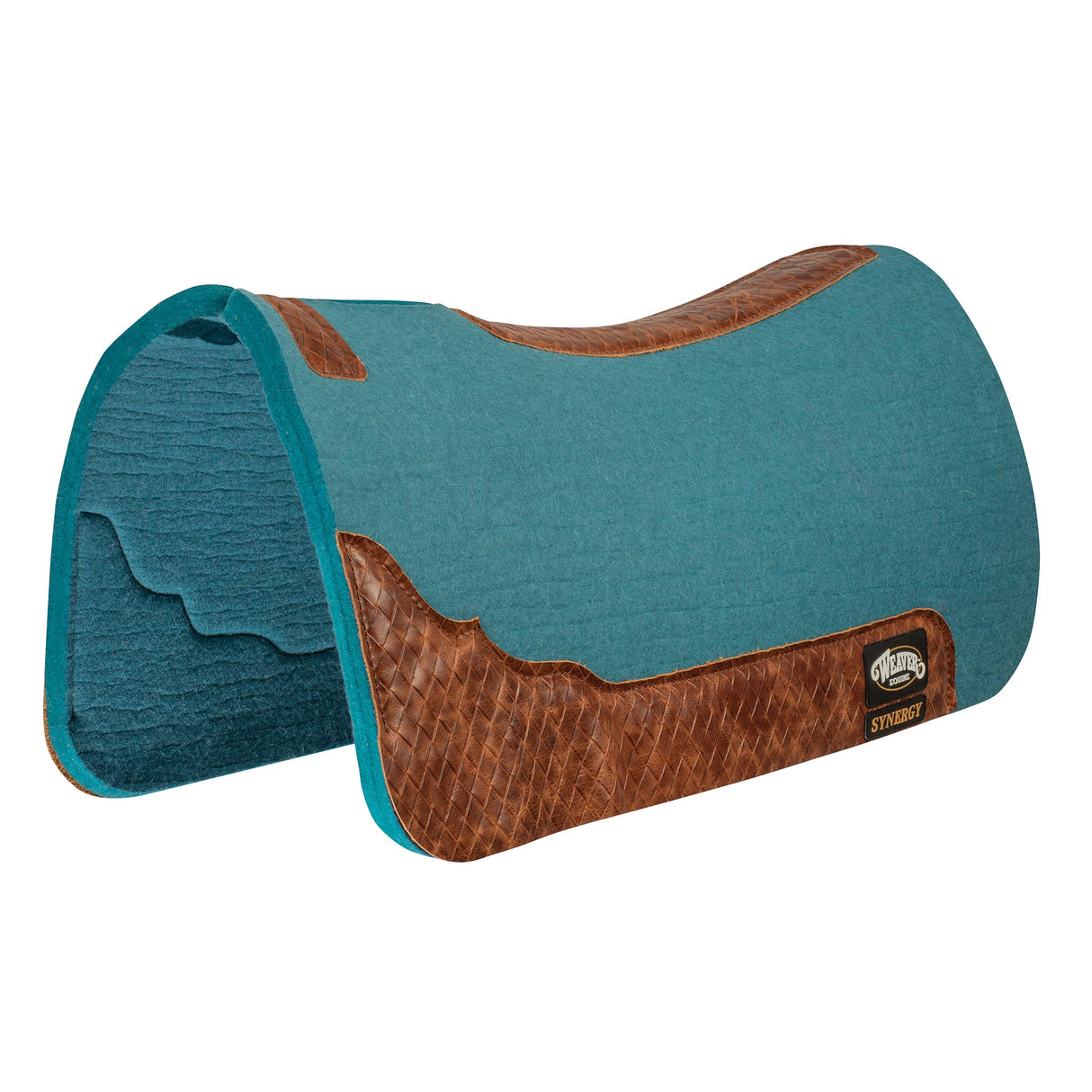 Limited Edition Turquoise & Brown Saddle Pad