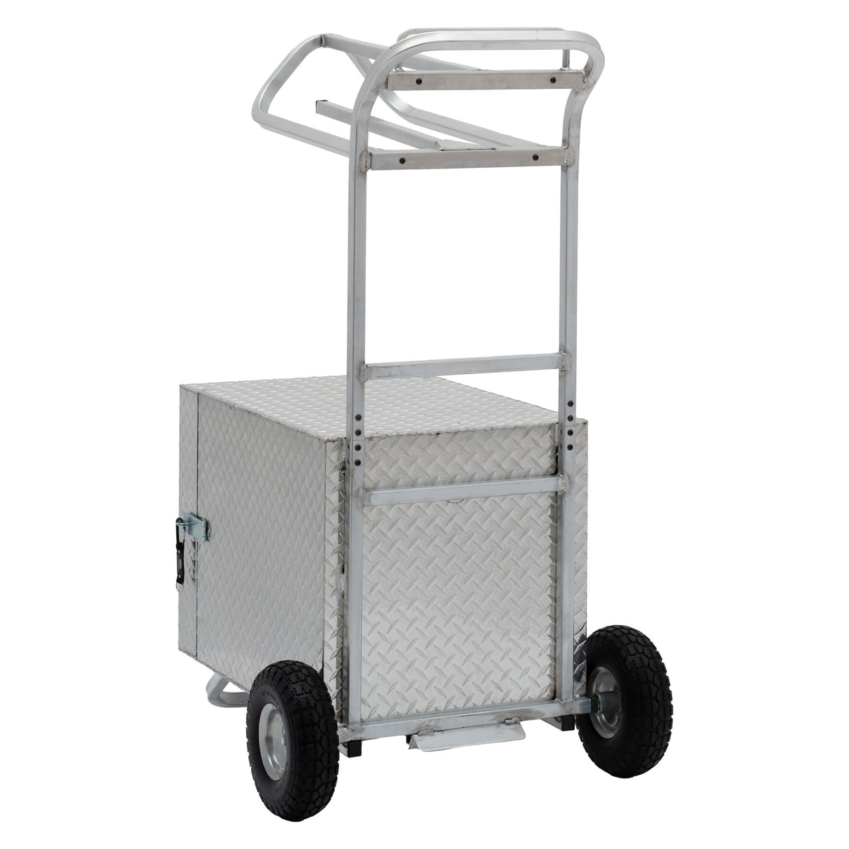 Rolling Tack Box with Saddle Rack
