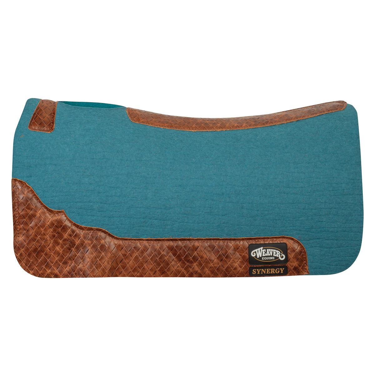 Limited Edition Turquoise & Brown Saddle Pad