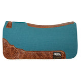 Limited Edition Turquoise & Brown Saddle Pad