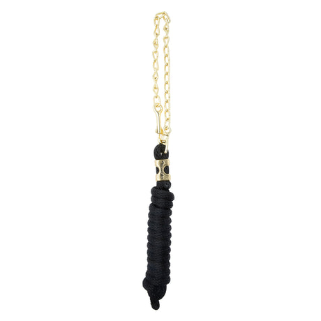 Poly Lead Rope with Brass Plated Swivel Chain