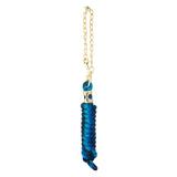 Poly Lead Rope with Brass Plated Swivel Chain