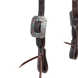 Western Havana Brown Bridle Leather Headstall