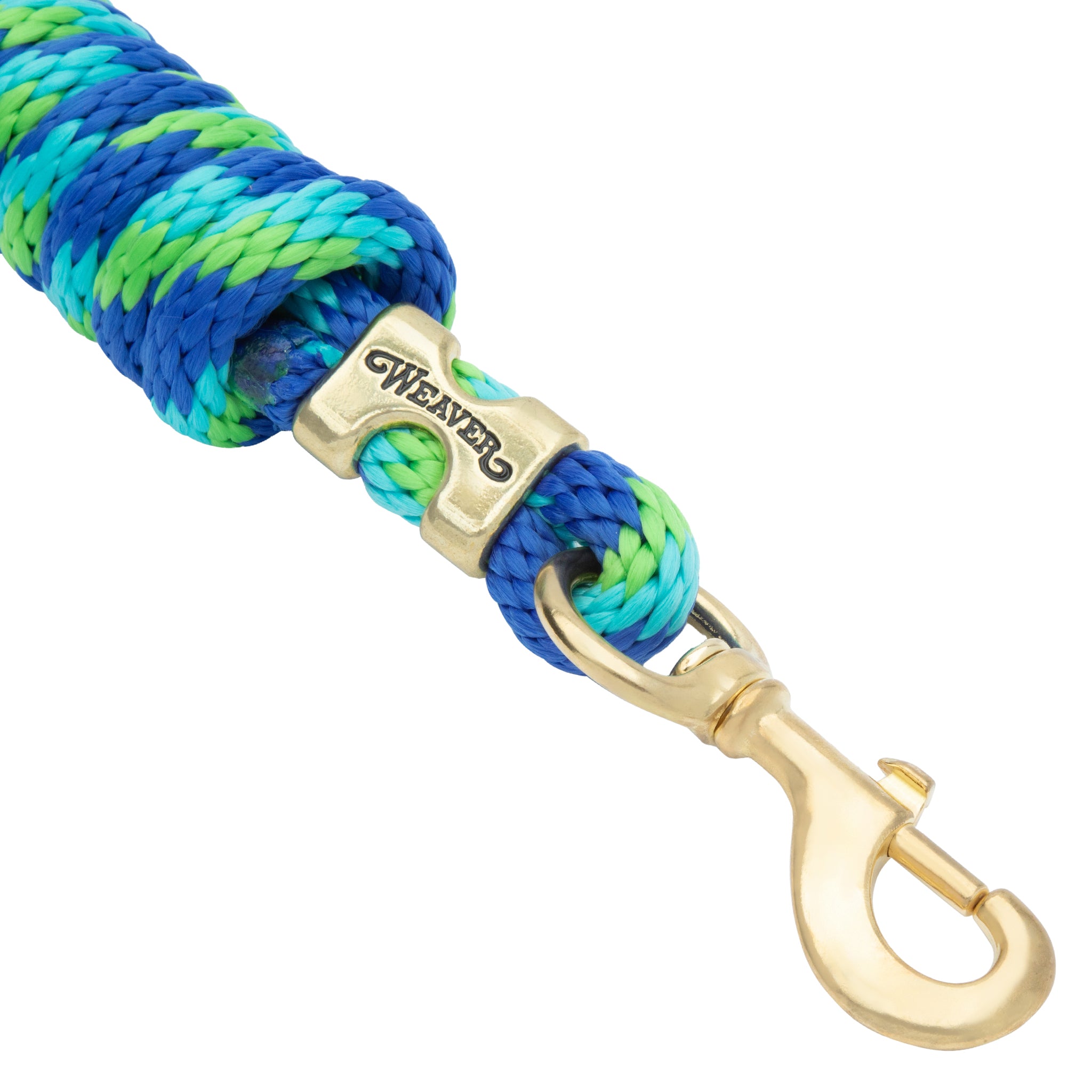 Weaver Leather Poly Horse Lead Rope with Solid Brass 225 Snap, 5/8