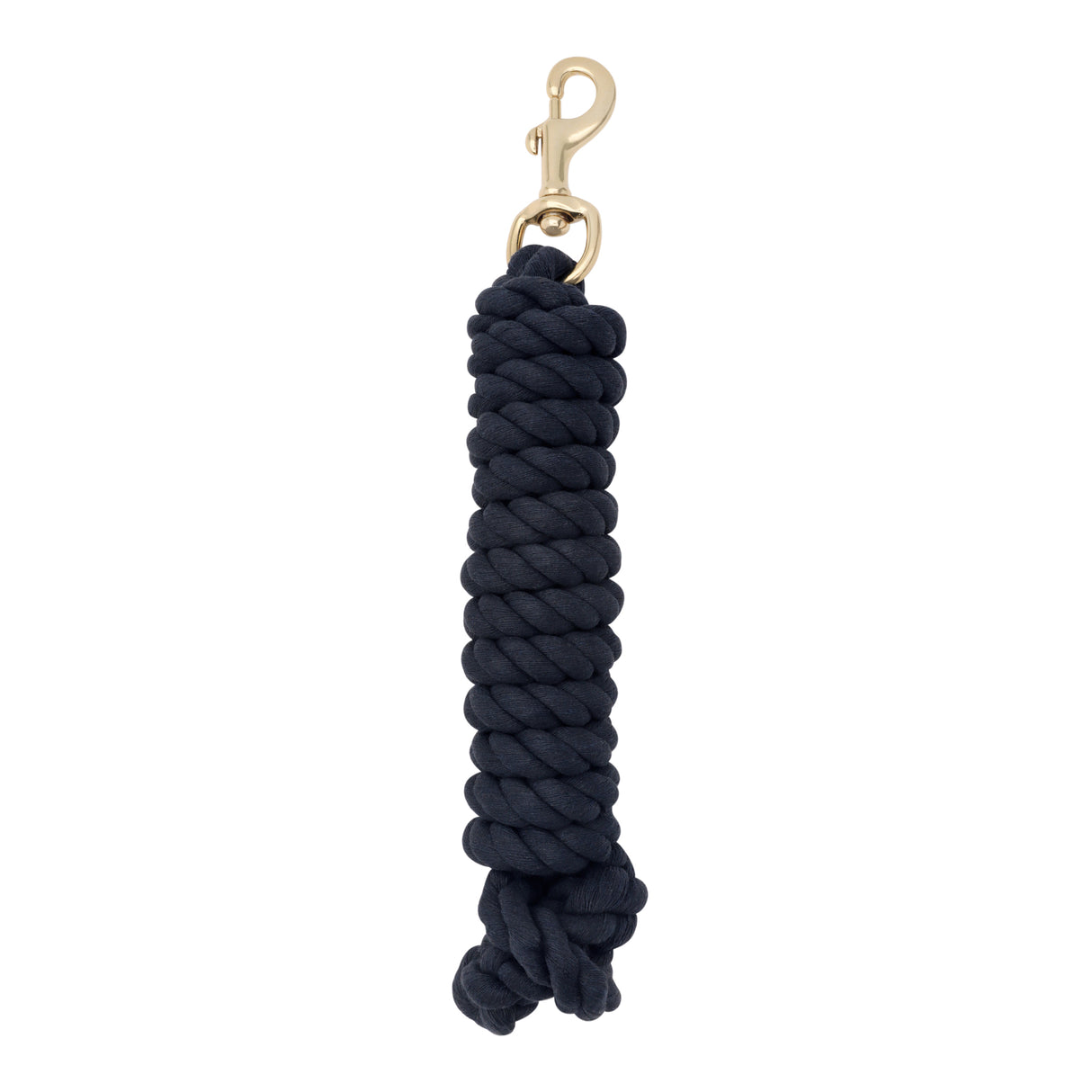 Cotton Lead Rope with Brass Plated 225 Snap, 5/8" x 10'