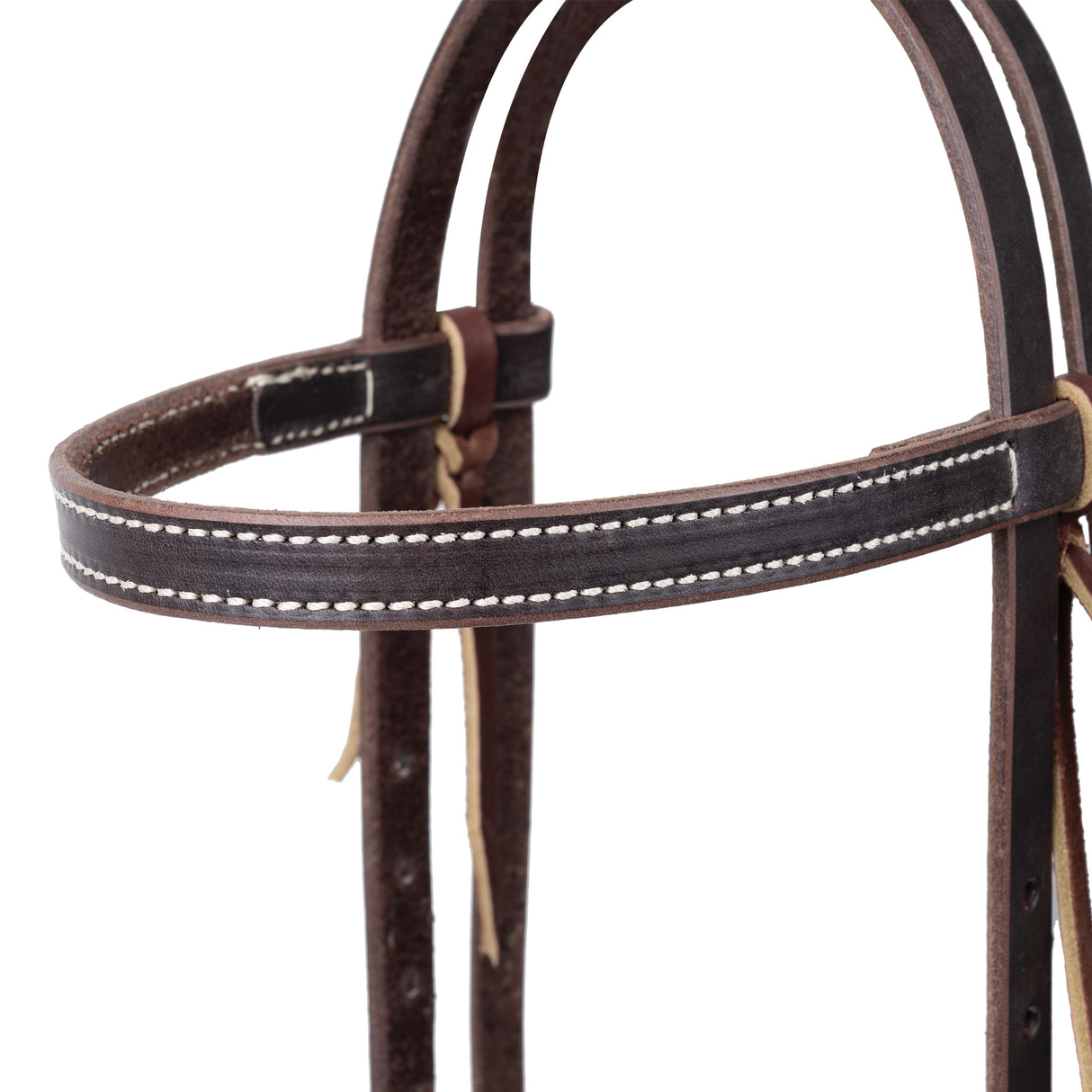 Western Havana Brown Bridle Leather Headstall