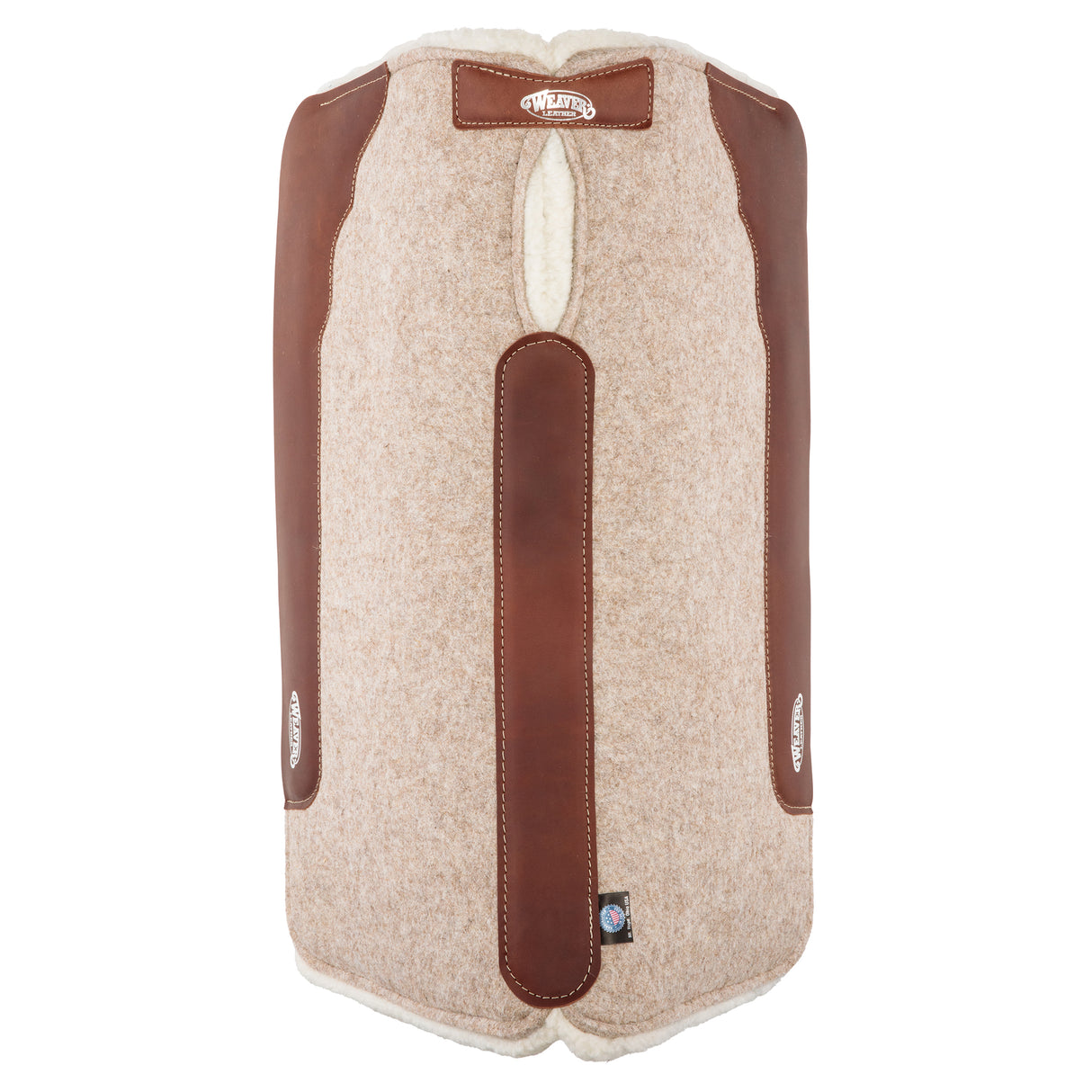 Contoured Wool Blend Felt Saddle Pad