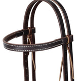 Western Havana Brown Bridle Leather Headstall